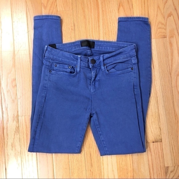Vince skinny ankle periwinkle blue jeans - Picture 3 of 9